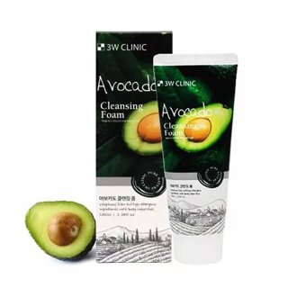 فوم شستشوی آووکادو تری دبلیو کلینیک  3W Clinic Avocado Cleansing Foam