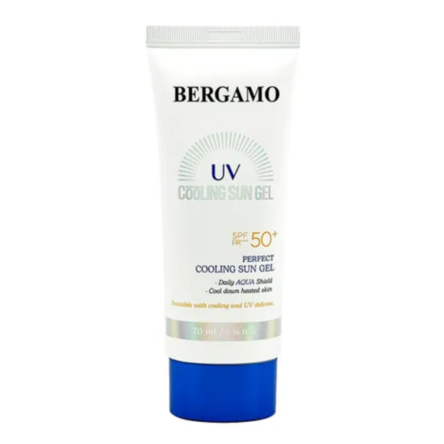 ضد آفتاب خنک کننده و آبرسان برگامو  BERGAMO PERFECT COOLING SUN GEL 70ml
