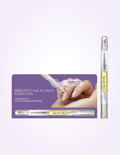 قلم روغنی مراقبت از ناخن و کوتیکول بارِن Baren Dual Effect Nail & Cuticle Care Oil Pen