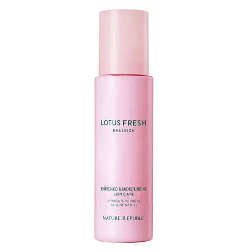 امولسیون مرطوب کننده نیلوفر آبی نیچر ریپابلیک NATURE REPUBLIC LOTUS FRESH EMOLSION 160 ml