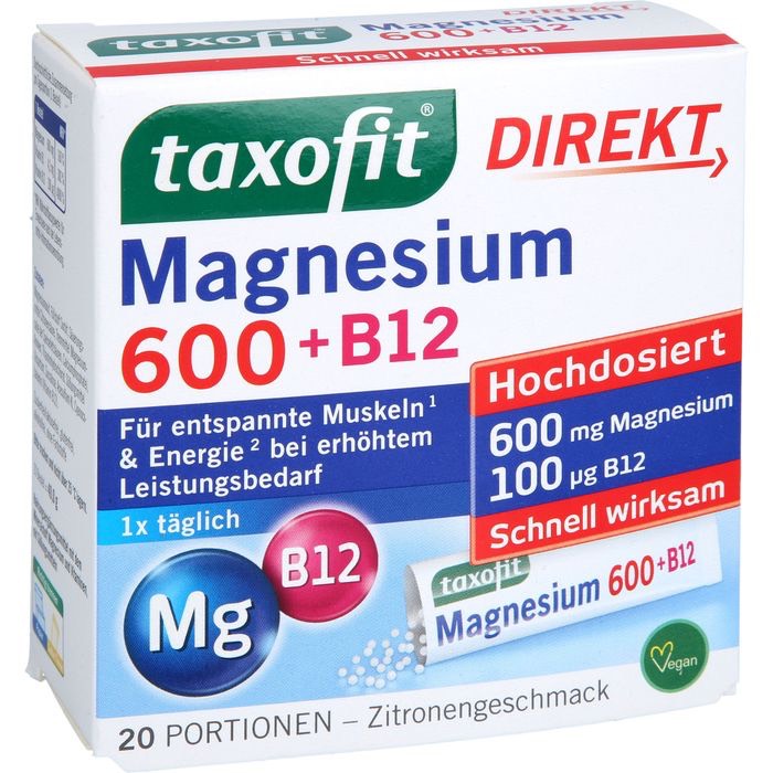 منیزیم 600 و ب 12 تاکسوفیت Magnesium 600 +B12  taxofit