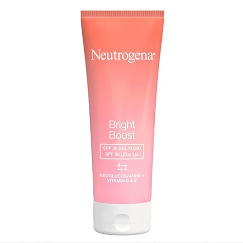 🌞ضد آفتاب روشن کننده برایت بوست نوتروژینا Neutrogena Gel Fluid Bright boost Spf 30