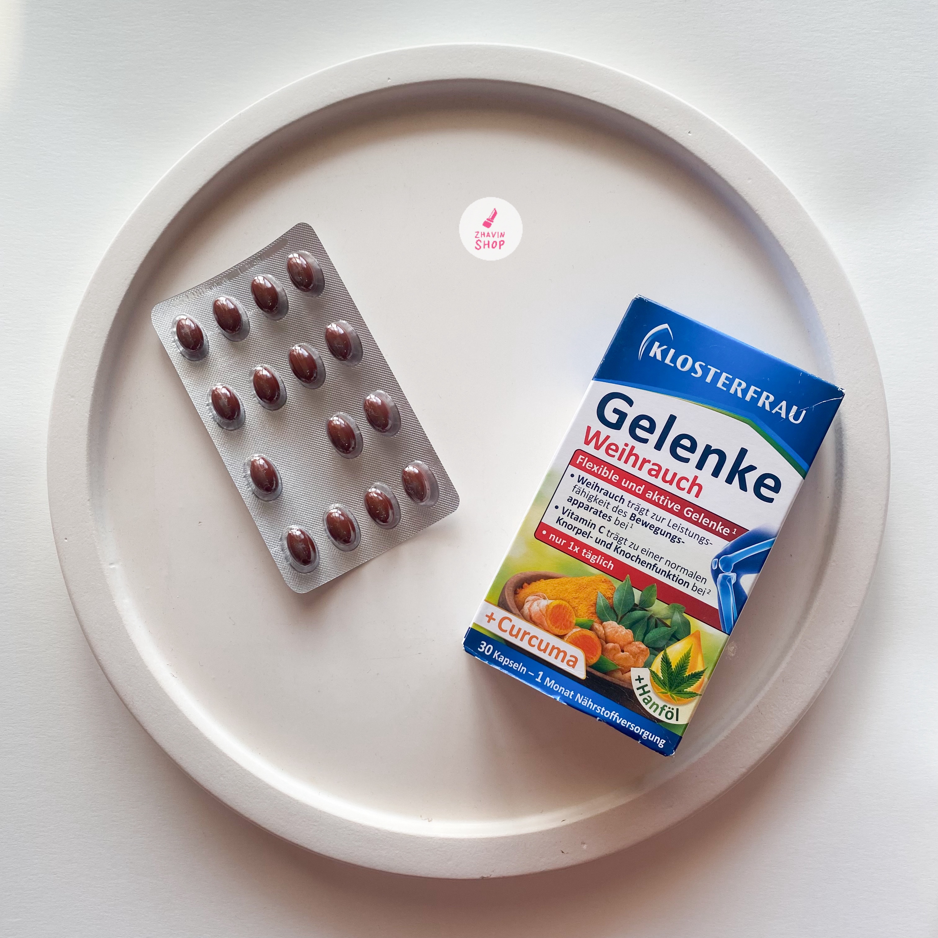 💊کپسول مکمل تقویت مفاصل جوینتس زردچوبه + کندر، ۲۳ گرم Klosterfrau Joints